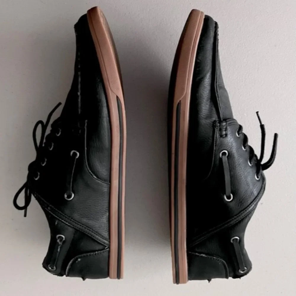 Aldo Men's Black Boat Shoes Size 12